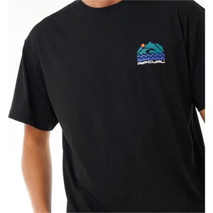 2024 Rip Curl Mens VaporCool Search Trek Tee 0K6MTE - Black